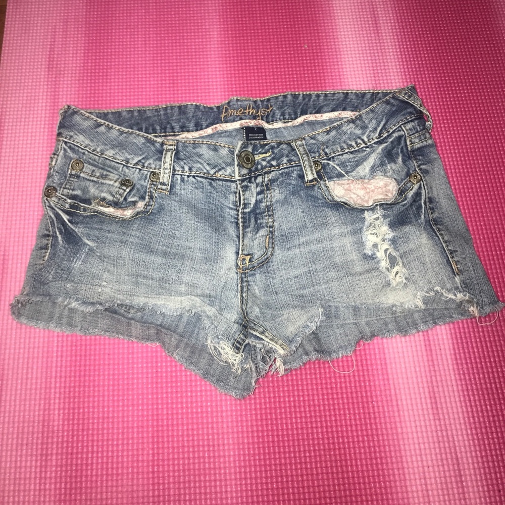 Amethyst jeans shorts